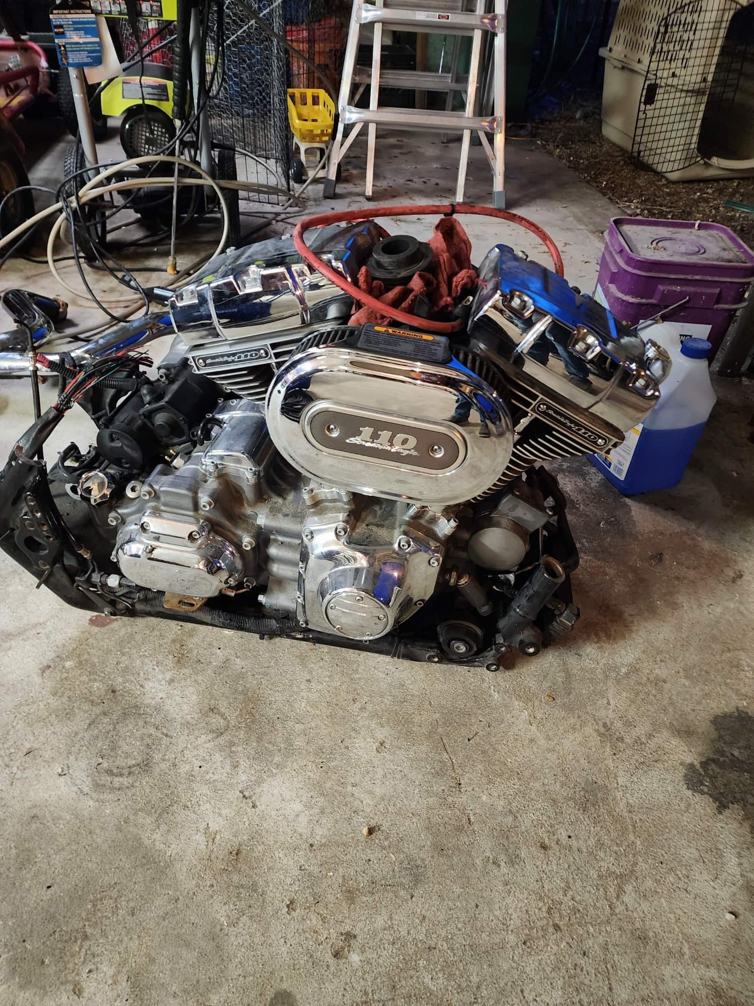 2014 Street Glide, Complete 110 CVO Motor Swap and Driveline Rebuild