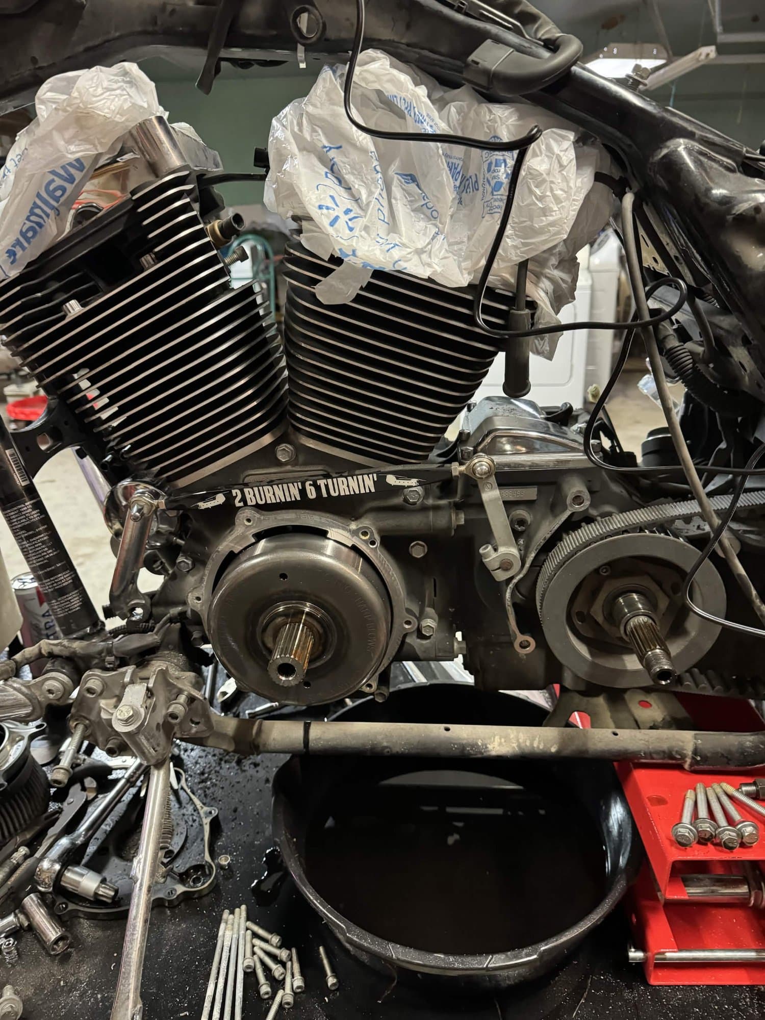 2014 Street Glide, Complete 110 CVO Motor Swap and Driveline Rebuild