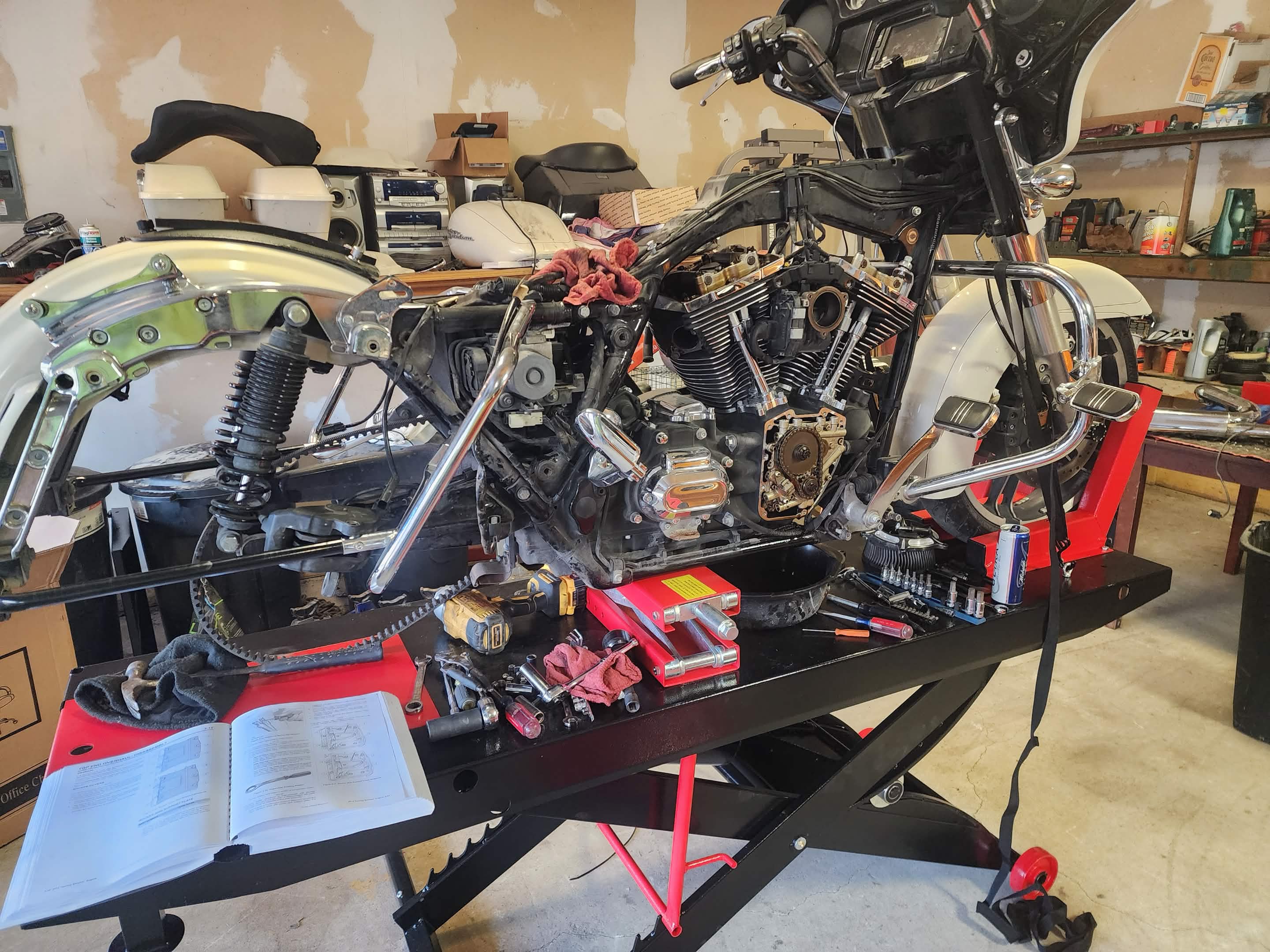 2014 Street Glide, Complete 110 CVO Motor Swap and Driveline Rebuild
