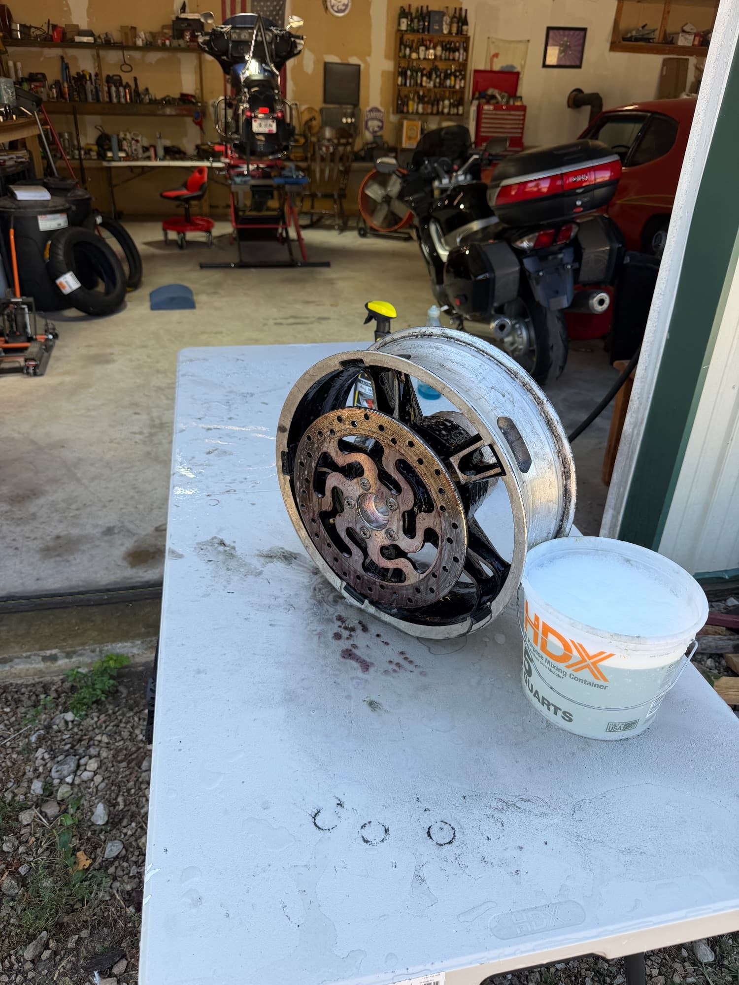 New shoes and bearings on a twin cam