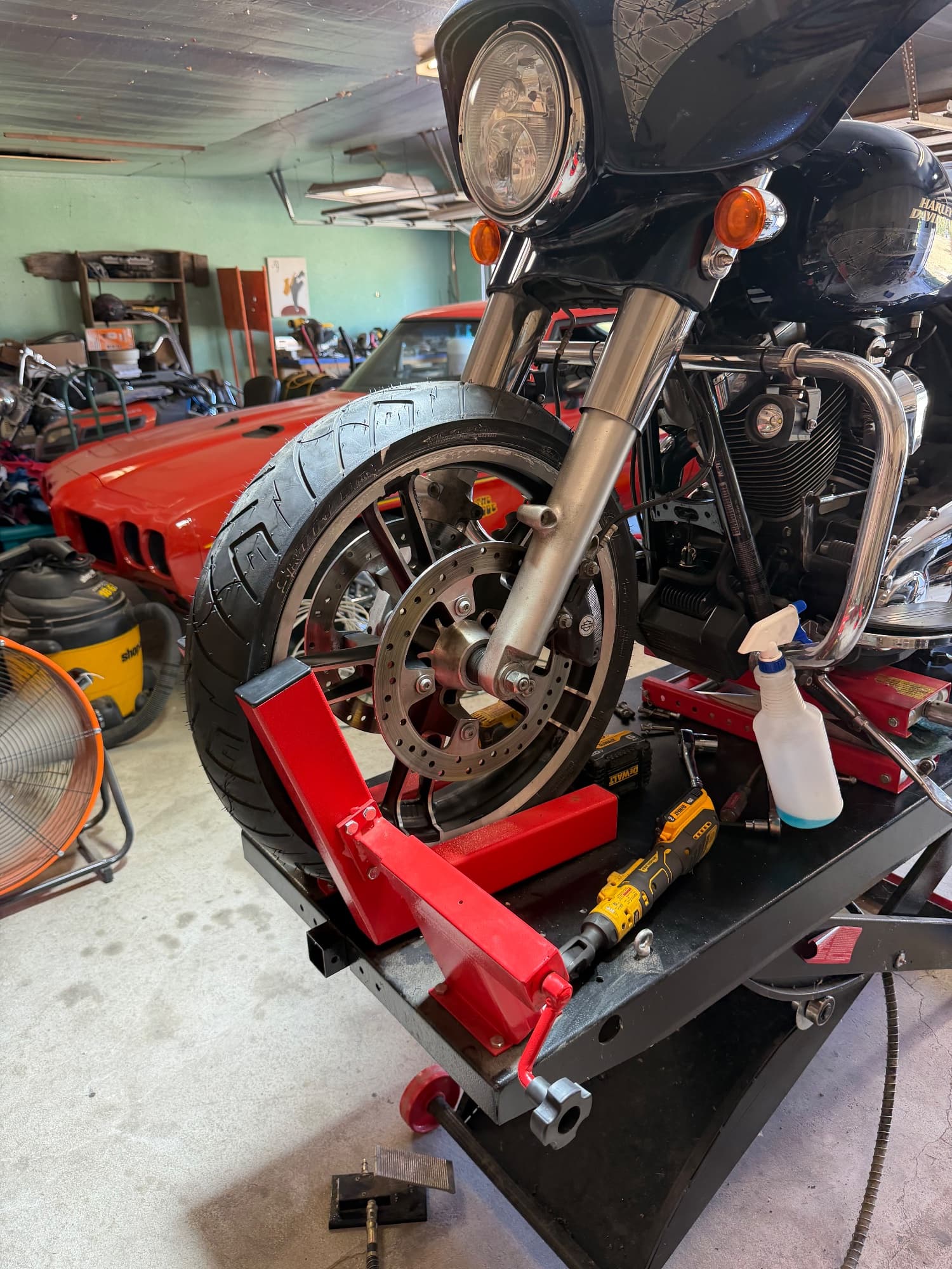 New shoes and bearings on a twin cam