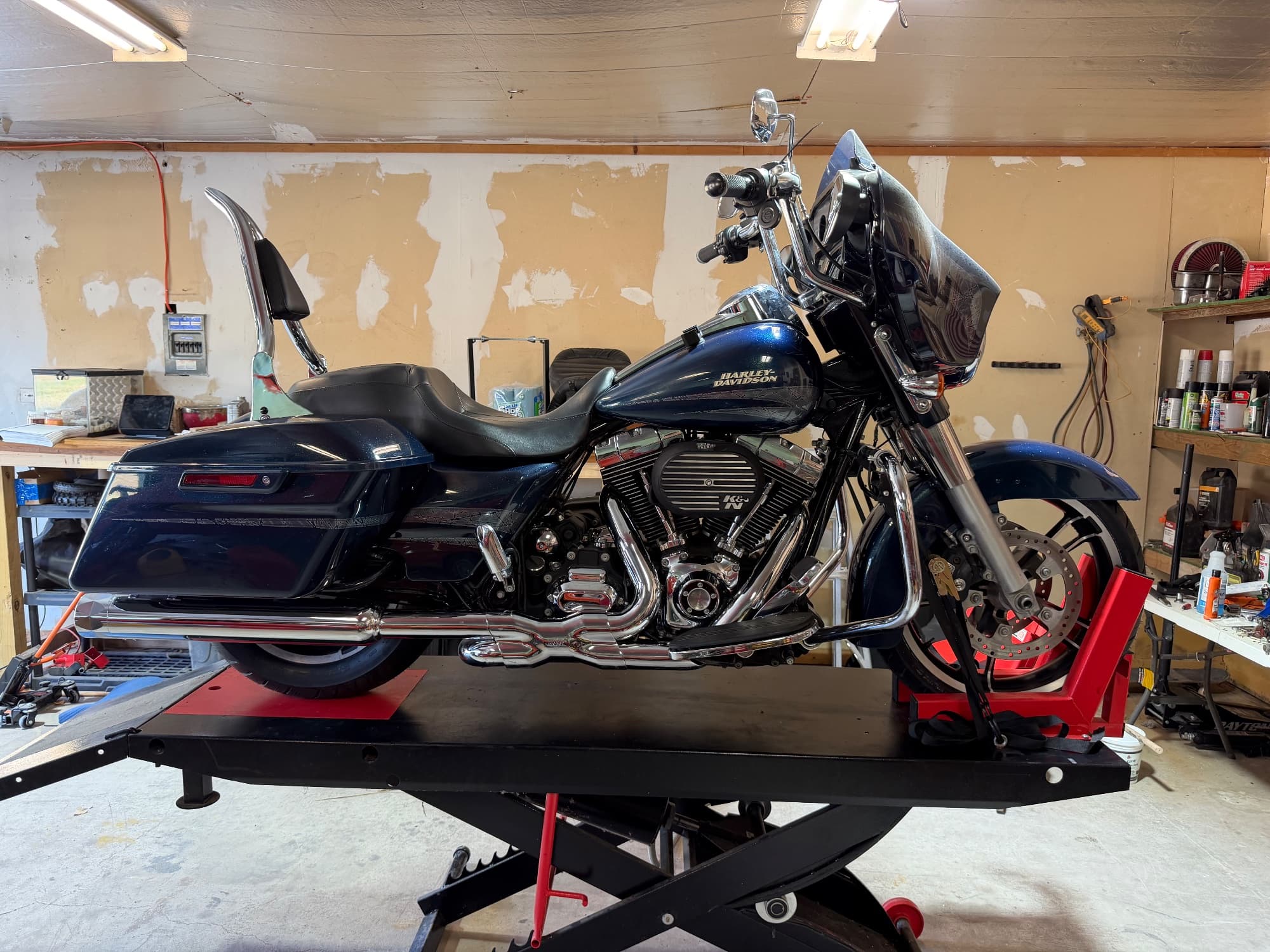 New shoes and bearings on a twin cam