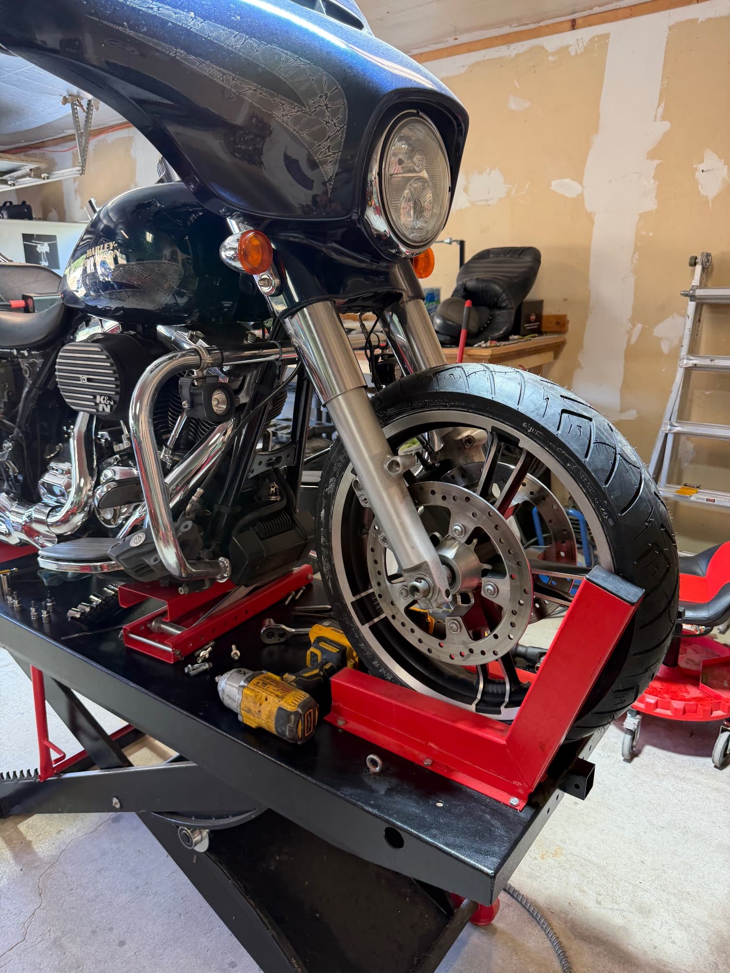 New shoes and bearings on a twin cam