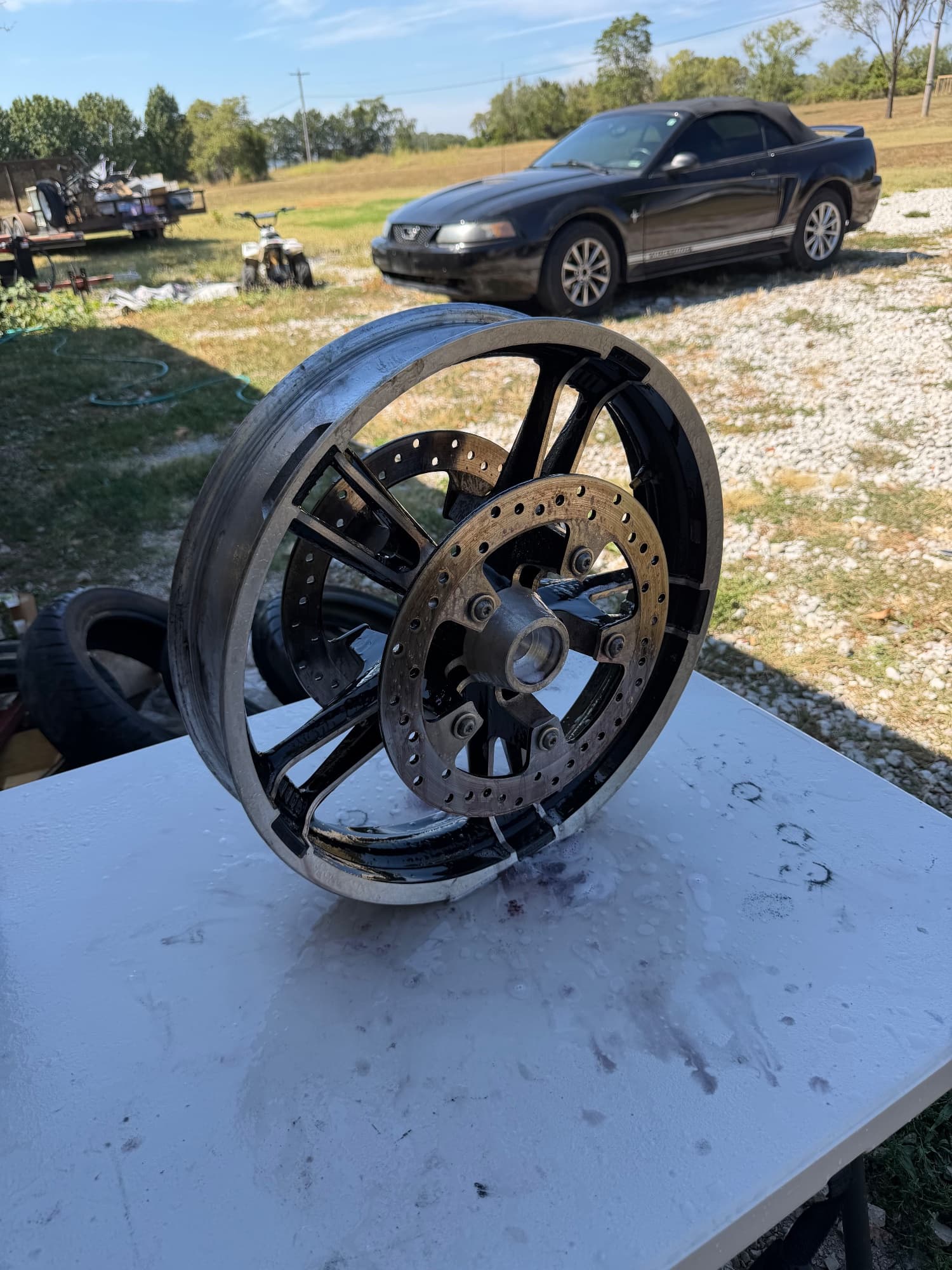 New shoes and bearings on a twin cam
